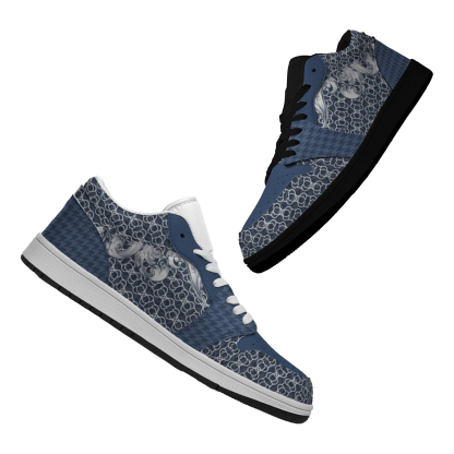 Jordan 1-25-cy-Quiet Luxe-4, Jordan 1 Retro Low Sneakers, Personalized Light Luxury Vintage Sneakers, Breathable Running Shoes, Printed Luxury-inspired Design, Anti-Slip Athletic Shoes, Lightweight Walking Sneakers