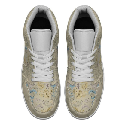 Jordan 1-25-cy-Quiet Luxe-6, Jordan 1 Retro Low Sneakers, Personalized Light Luxury Vintage Sneakers, Breathable Running Shoes, Printed Luxury-inspired Design, Anti-Slip Athletic Shoes, Lightweight Walking Sneakers