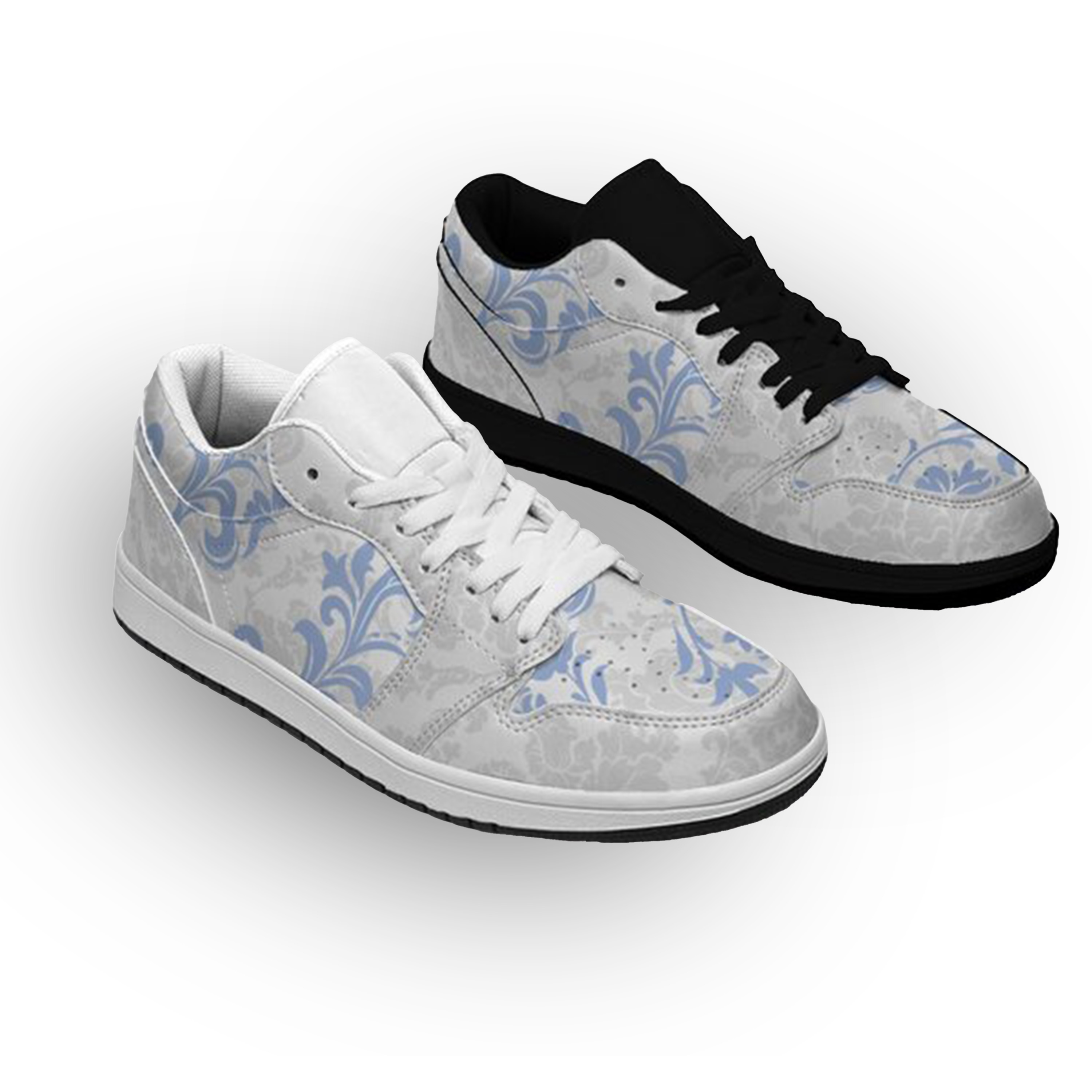 Jordan 1-25-yy-Quiet Luxe-7, Personalized Light Luxury Vintage Sneakers, Custom Printed Design, Light Breathable, Casual Walking Shoes, Fashion Sneakers