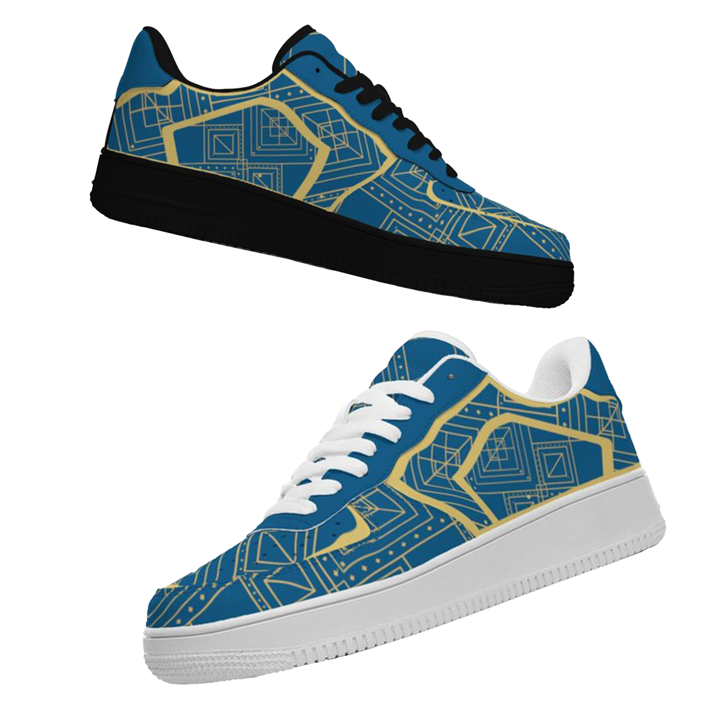 Air Force 1-25-cy-Quiet Luxe-10, Personalized Light Luxury Vintage Sneakers, Custom Printed Design, Light Breathable, Casual Walking Shoes, Fashion Sneakers