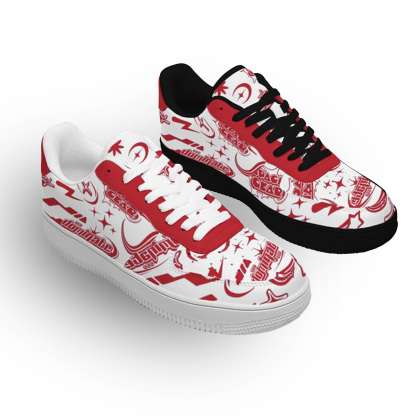 Air Force 1-25-yy-Quiet Luxe-9, Personalized Light Luxury Vintage Sneakers, Custom Printed Design, Light Breathable, Casual Walking Shoes, Fashion Sneakers