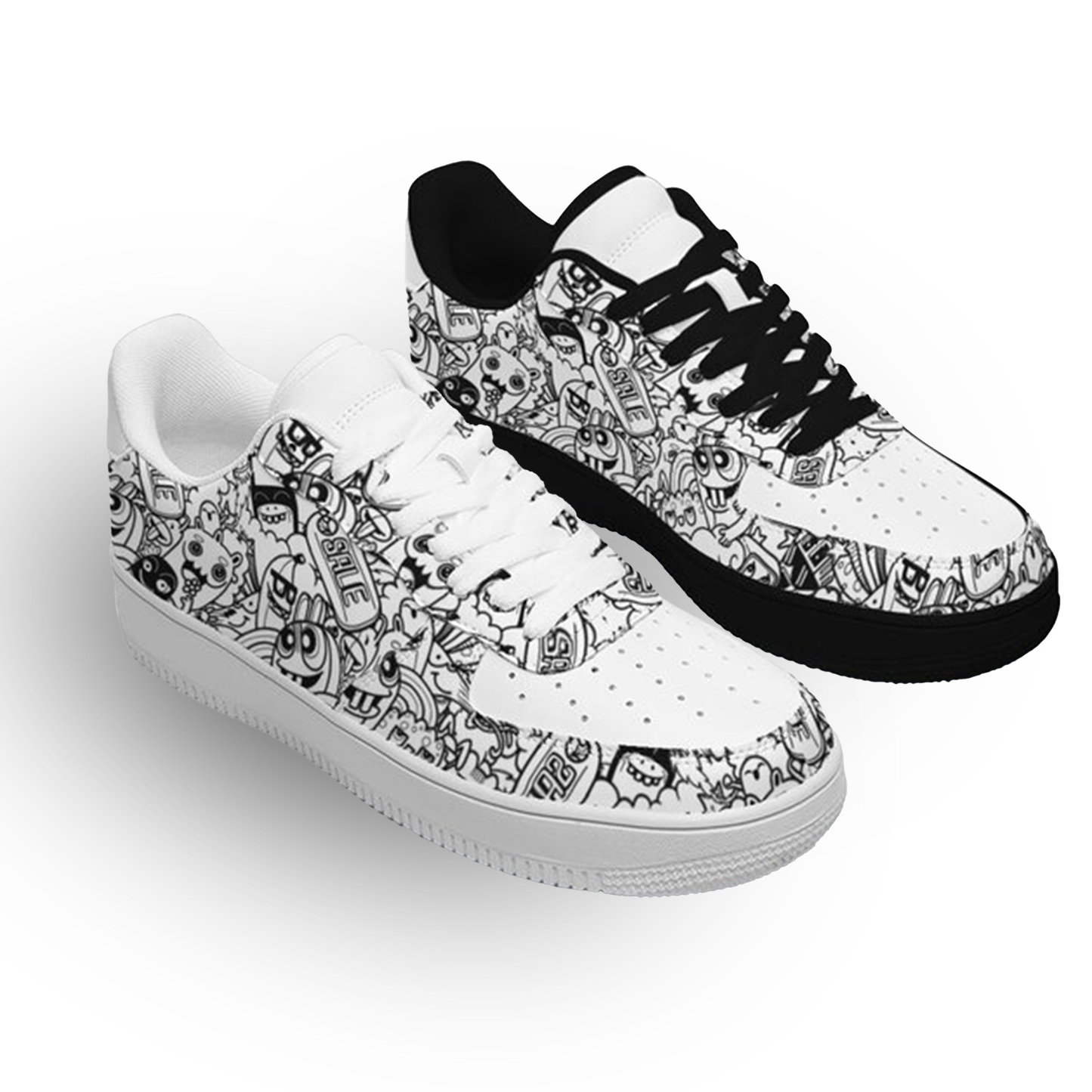 Air Force 1-25-yy-Quiet Luxe-10, Personalized Light Luxury Vintage Sneakers, Custom Printed Design, Light Breathable, Casual Walking Shoes, Fashion Sneakers