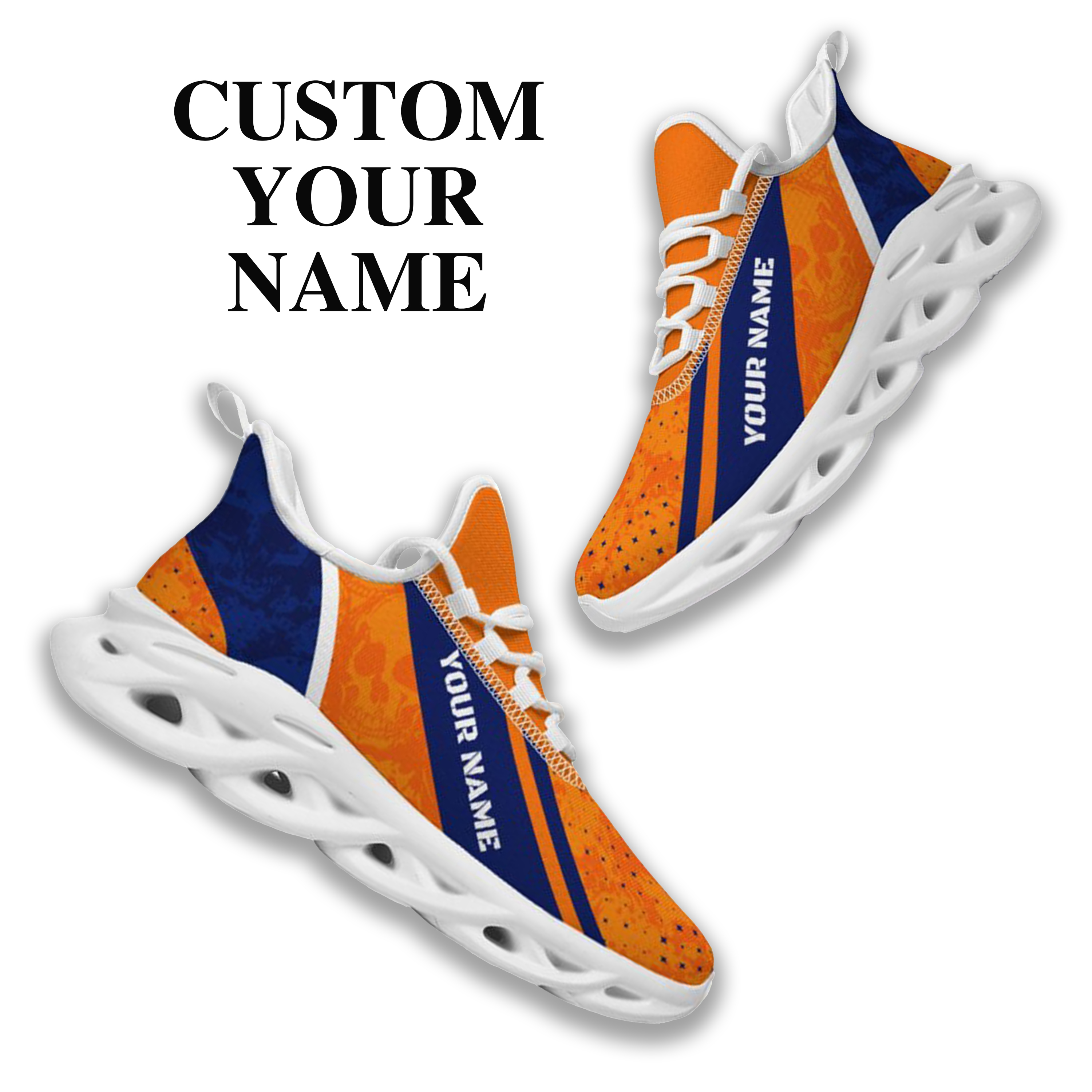 Max Sowl-25-cy-Syracuse-15-1, Personalized Syracuse Orange Custom Max Sowl Shoes, Patriotic Running Sneakers, Custom Comfortable Walking Shoes