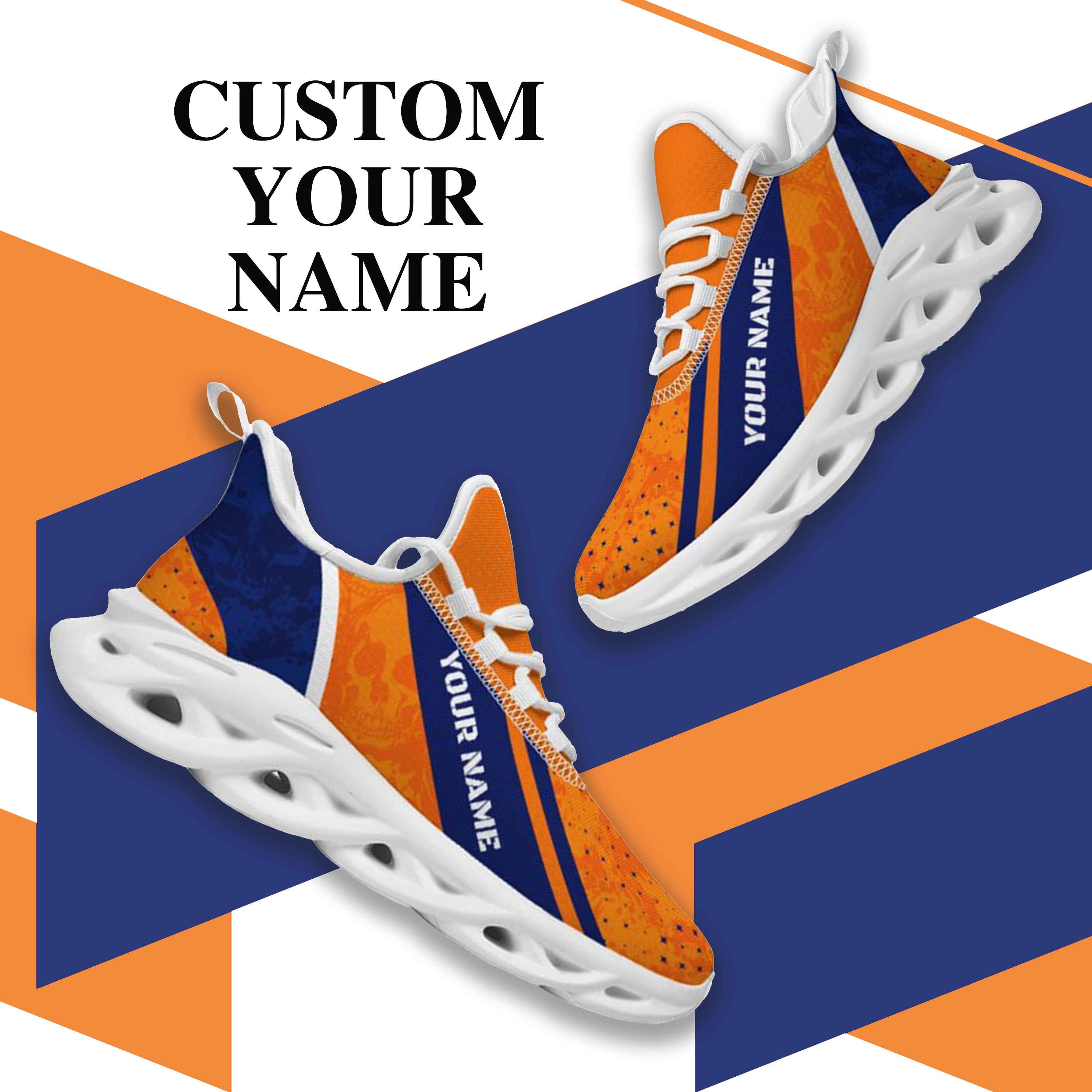 Max Sowl-25-cy-Syracuse-15-1, Personalized Syracuse Orange Custom Max Sowl Shoes, Patriotic Running Sneakers, Custom Comfortable Walking Shoes