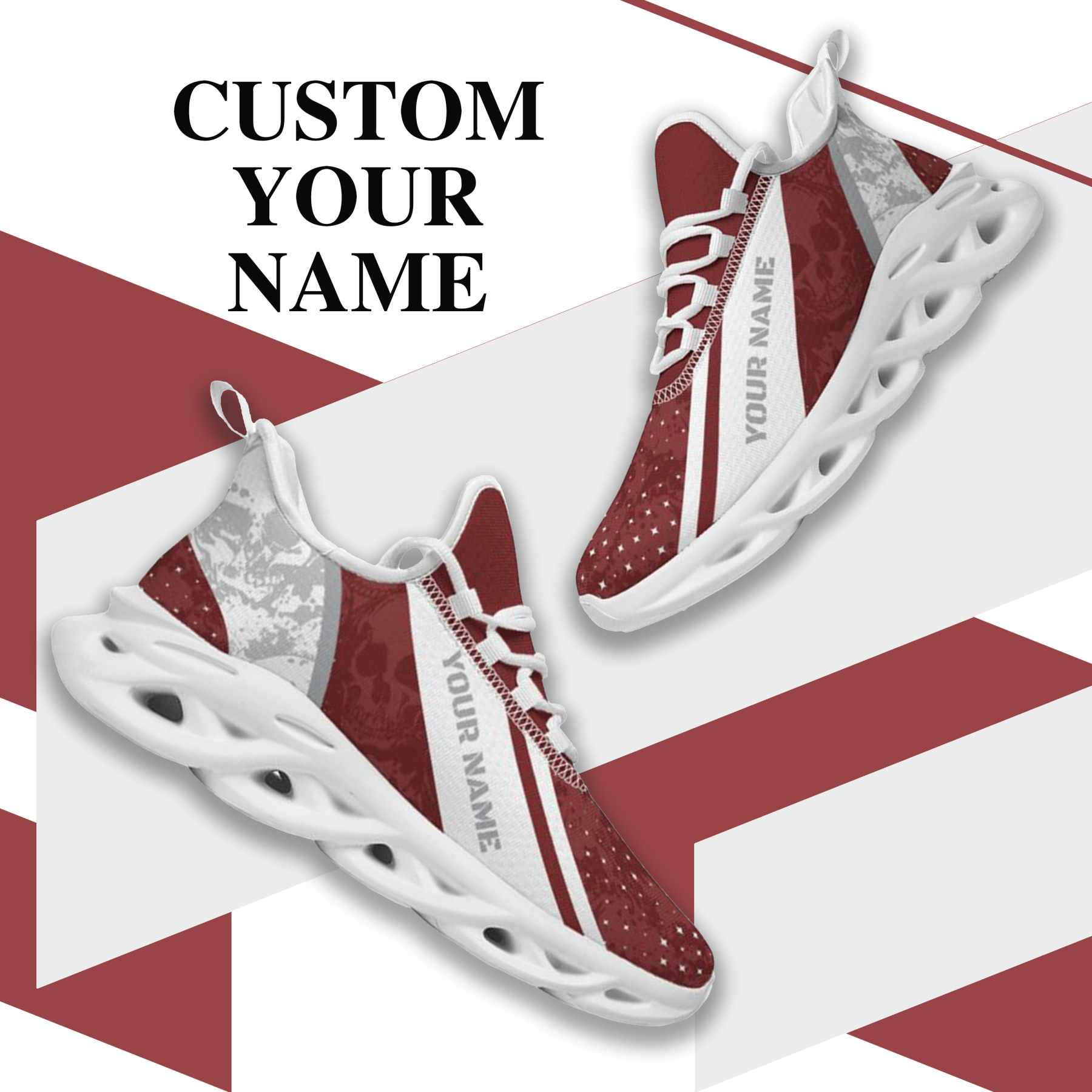 Personalized Texas A&M Aggies Custom Max Sowl Shoes, Patriotic Running Sneakers, Custom Comfortable Walking Shoes