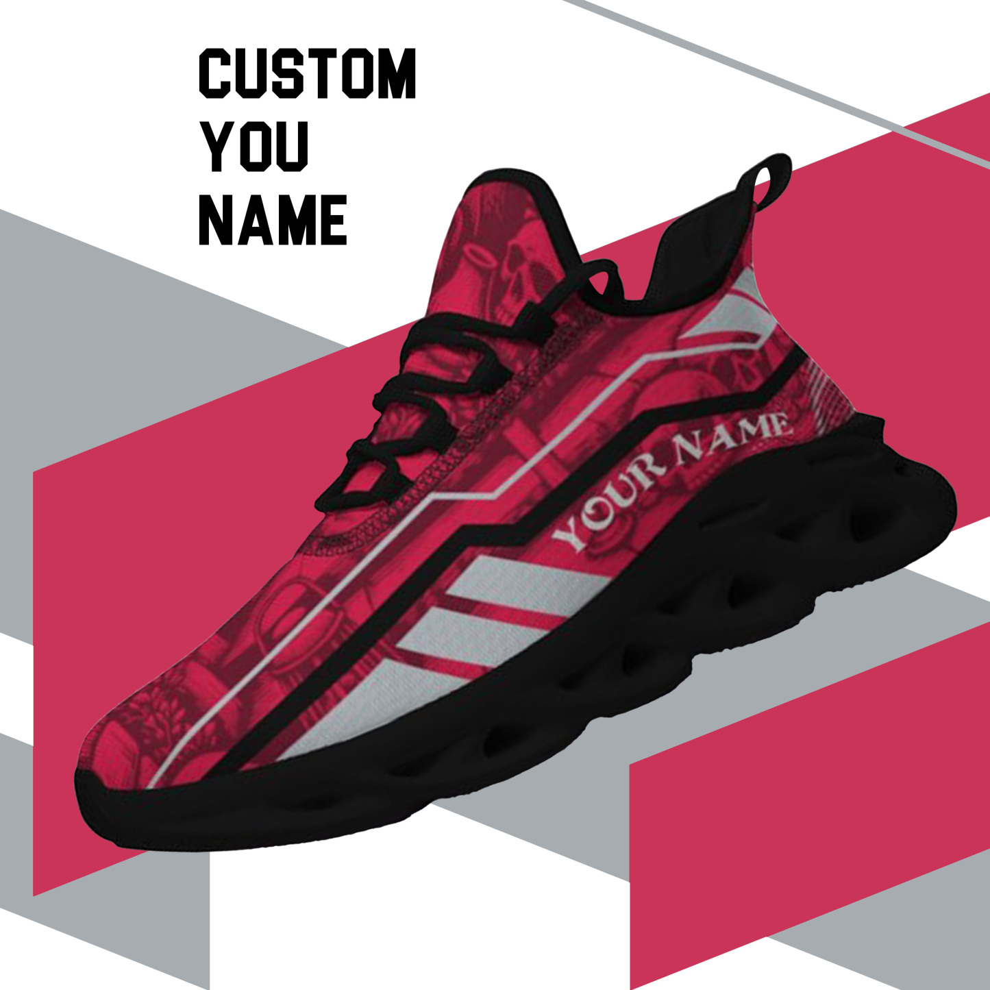 Max Sowl-25-yy-Columbus-3-1, Personalized Ohio State Buckeyes Custom Max Sowl Shoes, Patriotic Running Sneakers, Custom Comfortable Walking Shoes