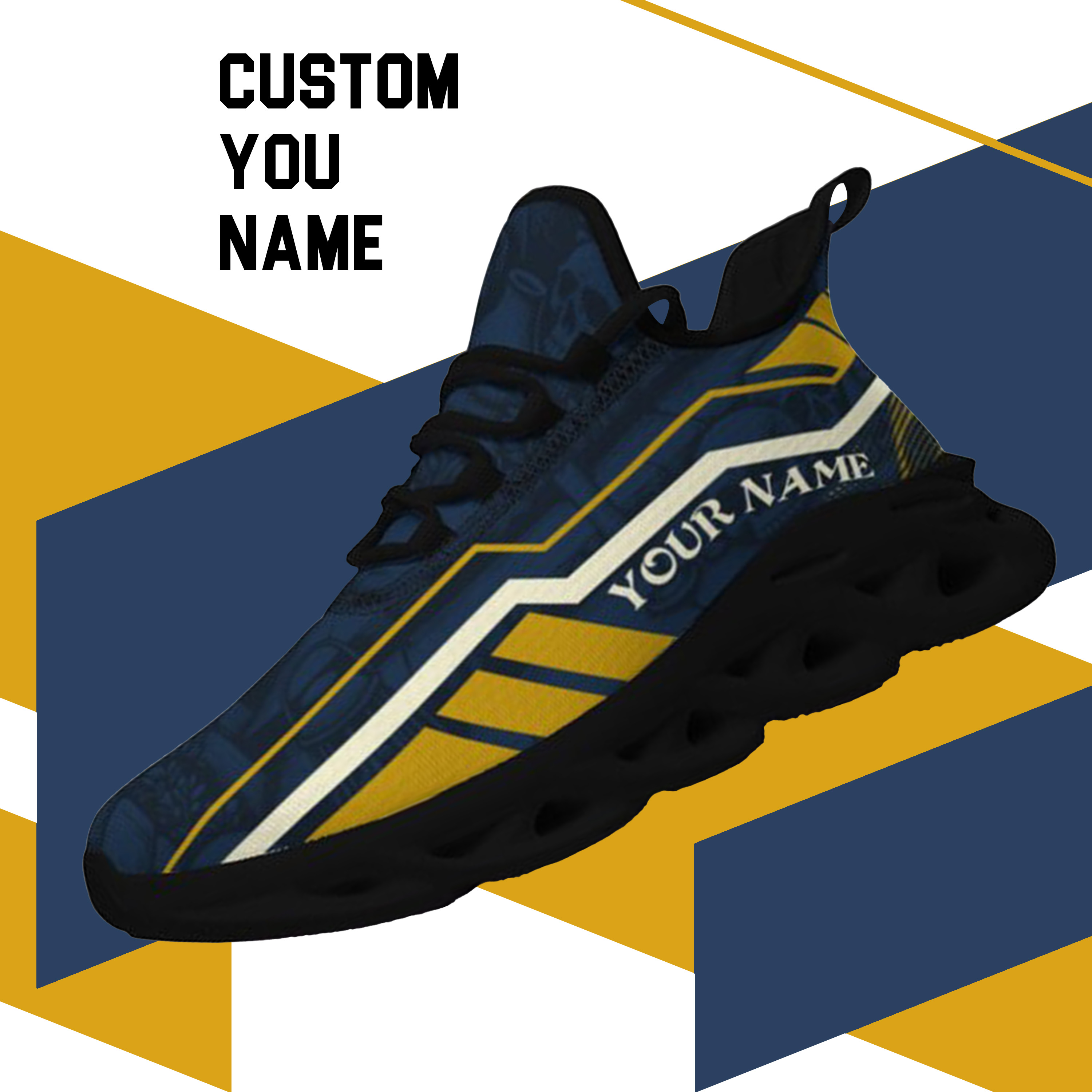 Max Sowl-25-yy-South Bend-5-1, Personalized Notre Dame Fighting Irish Custom Max Sowl Shoes, Patriotic Running Sneakers, Custom Comfortable Walking Shoes