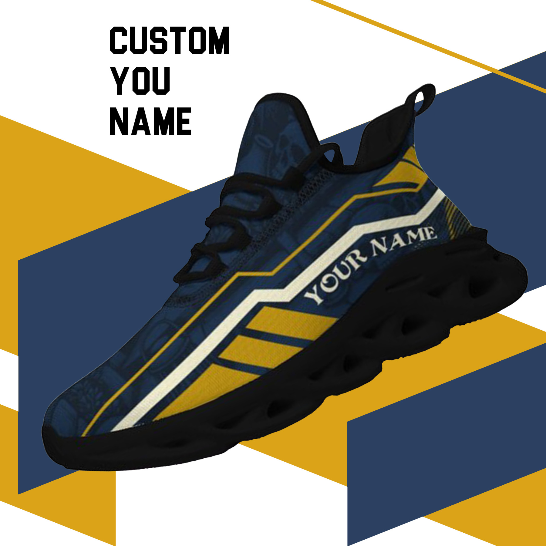 Max Sowl-25-yy-South Bend-5-1, Personalized Notre Dame Fighting Irish Custom Max Sowl Shoes, Patriotic Running Sneakers, Custom Comfortable Walking Shoes