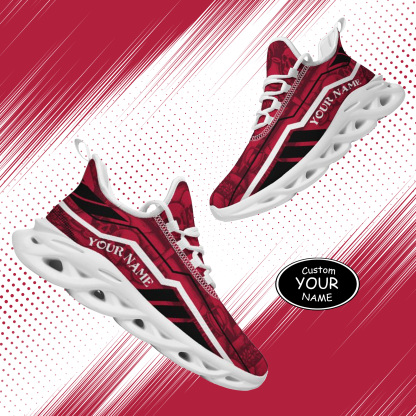 Personalized Georgia Bulldogs Custom Max Sowl Shoes, Patriotic Running Sneakers, Custom Comfortable Walking Shoes