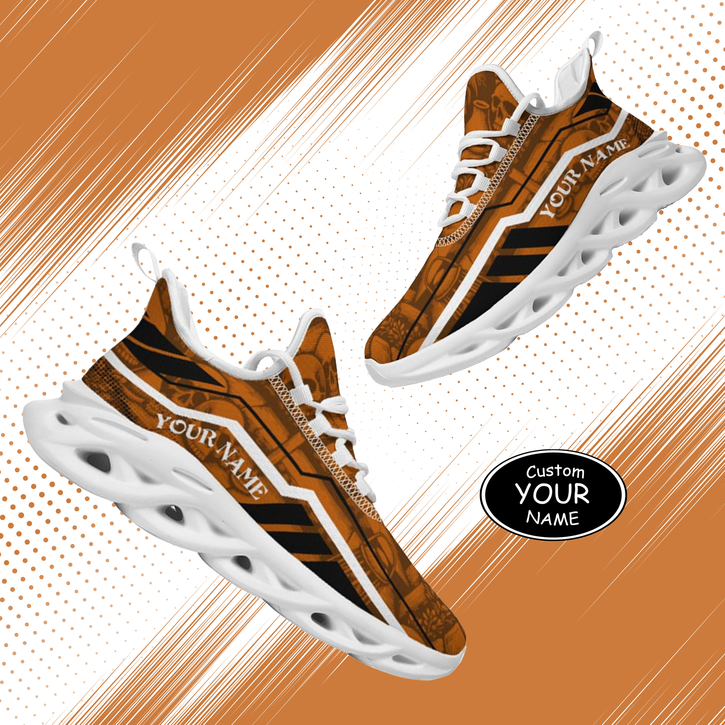Max Sowl-25-yy-Austin-9-1, Personalized Texas Longhorns Custom Max Sowl Shoes, Patriotic Running Sneakers, Custom Comfortable Walking Shoes