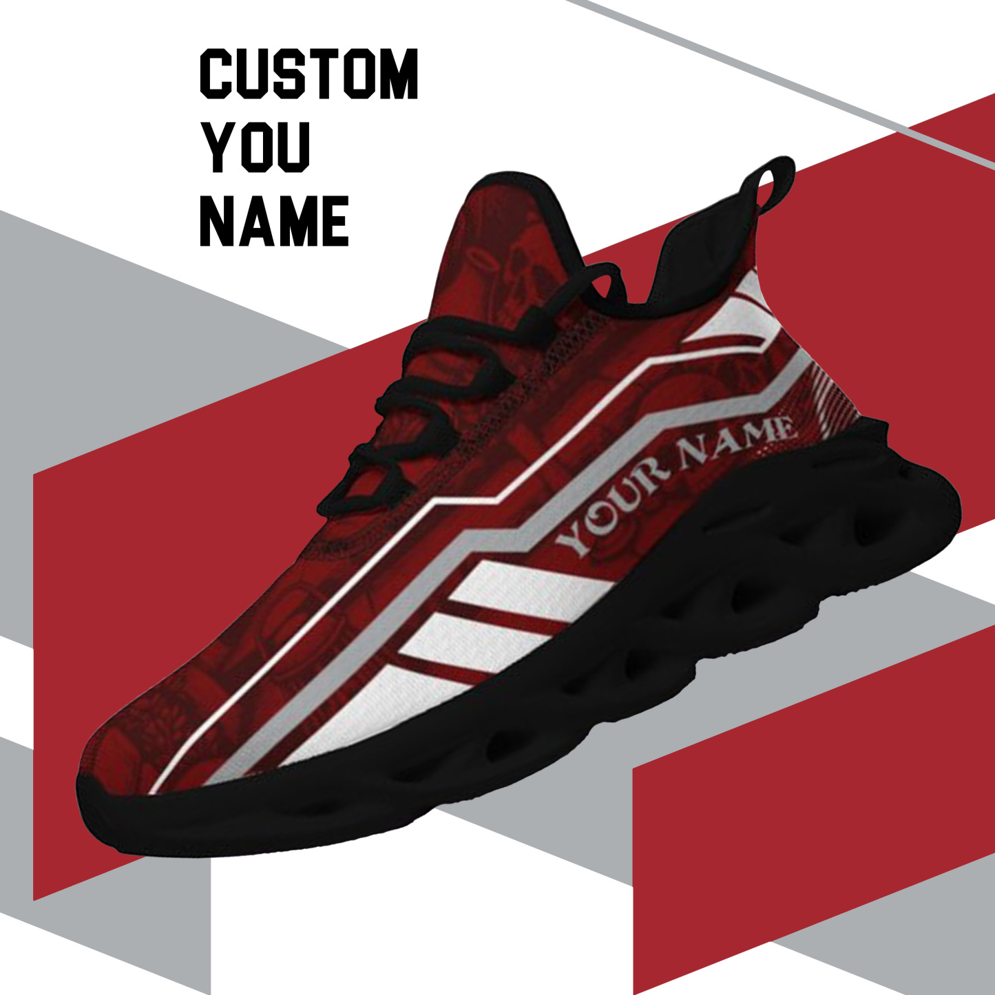 Max Sowl-25-yy-College Station-16-1, Personalized Texas A&M Aggies Custom Max Sowl Shoes, Patriotic Running Sneakers, Custom Comfortable Walking Shoes