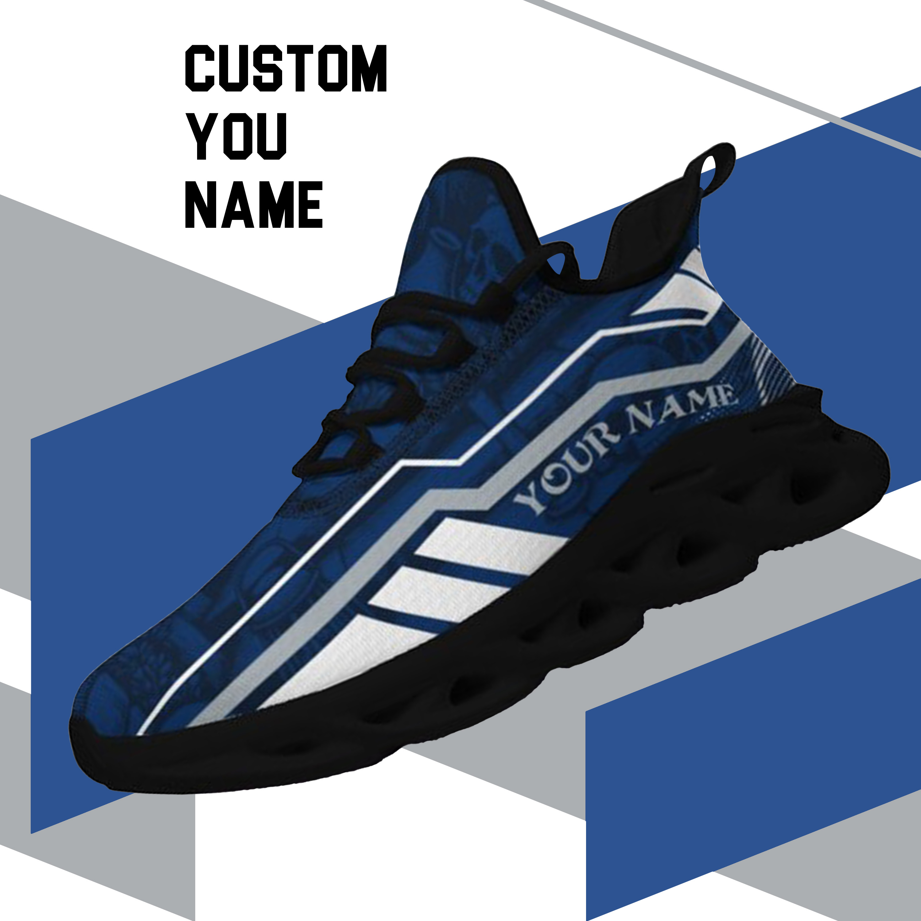 Max Sowl-25-yy-State College-17-1, Personalized Penn State Nittany Lions Custom Max Sowl Shoes, Patriotic Running Sneakers, Custom Comfortable Walking Shoes