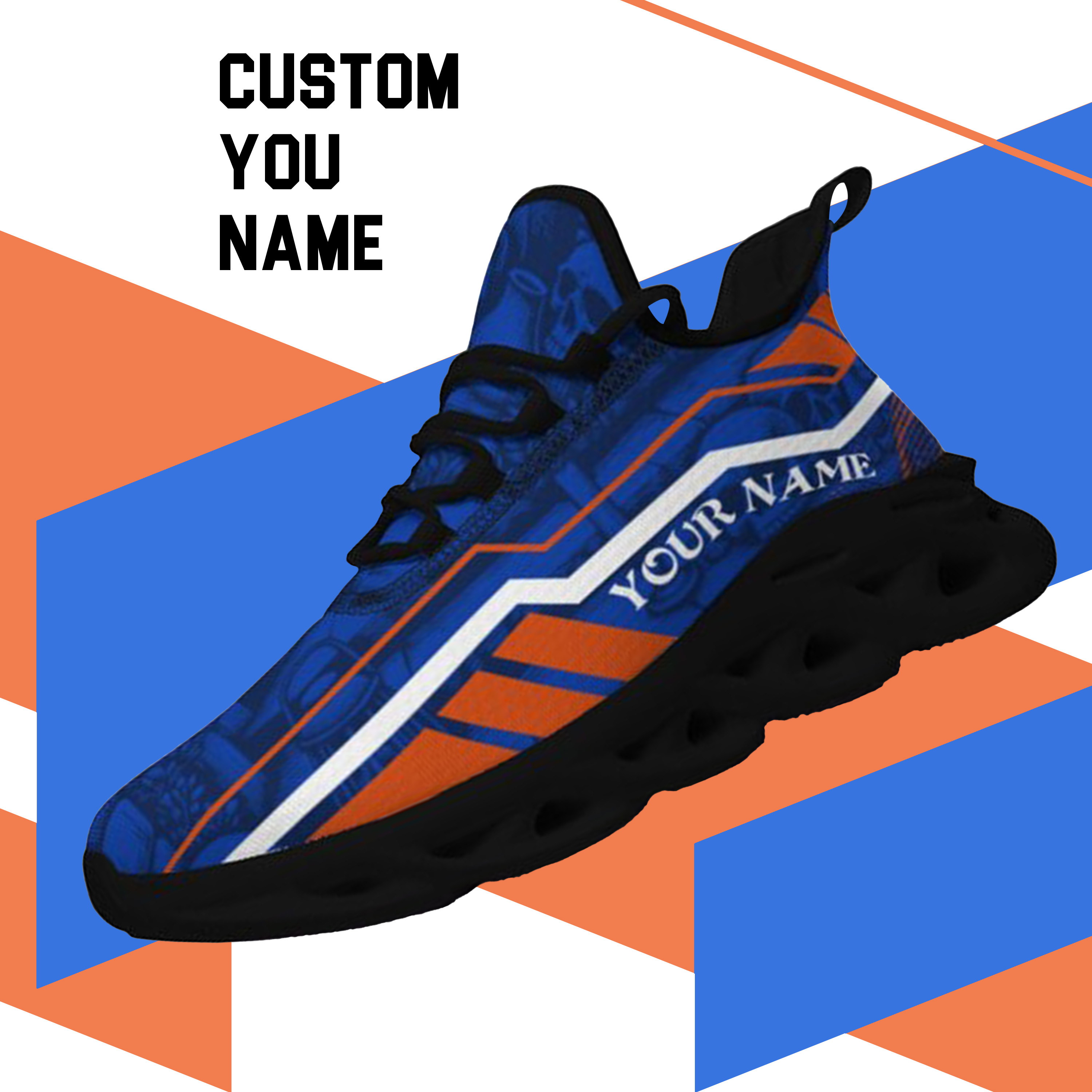 Max Sowl-25-yy-Boise-23-1, Personalized Boise State Broncos Custom Max Sowl Shoes, Patriotic Running Sneakers, Custom Comfortable Walking Shoes