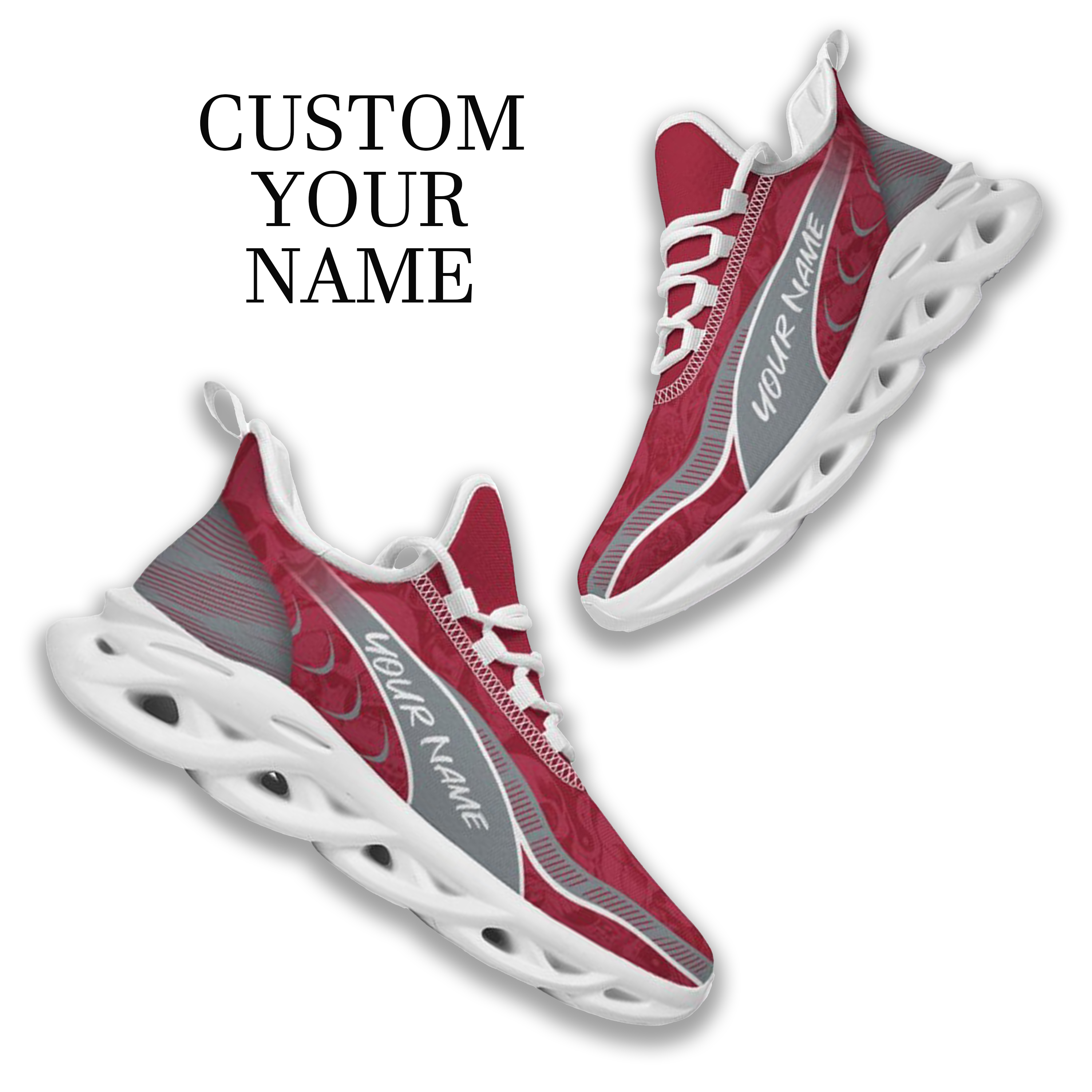 Max Sowl-25-cy-Tuscaloosa-2-2, Personalized Alabama Crimson Tide Custom Max Sowl Shoes, Patriotic Running Sneakers, Custom Comfortable Walking Shoes