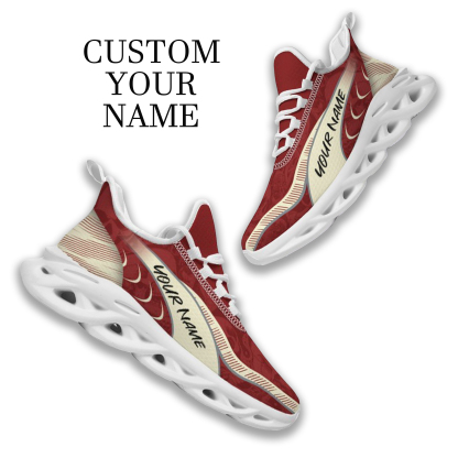 Max Sowl-25-cy-Norman-4-2, Personalized Oklahoma Sooners Custom Max Sowl Shoes, Patriotic Running Sneakers, Custom Comfortable Walking Shoes