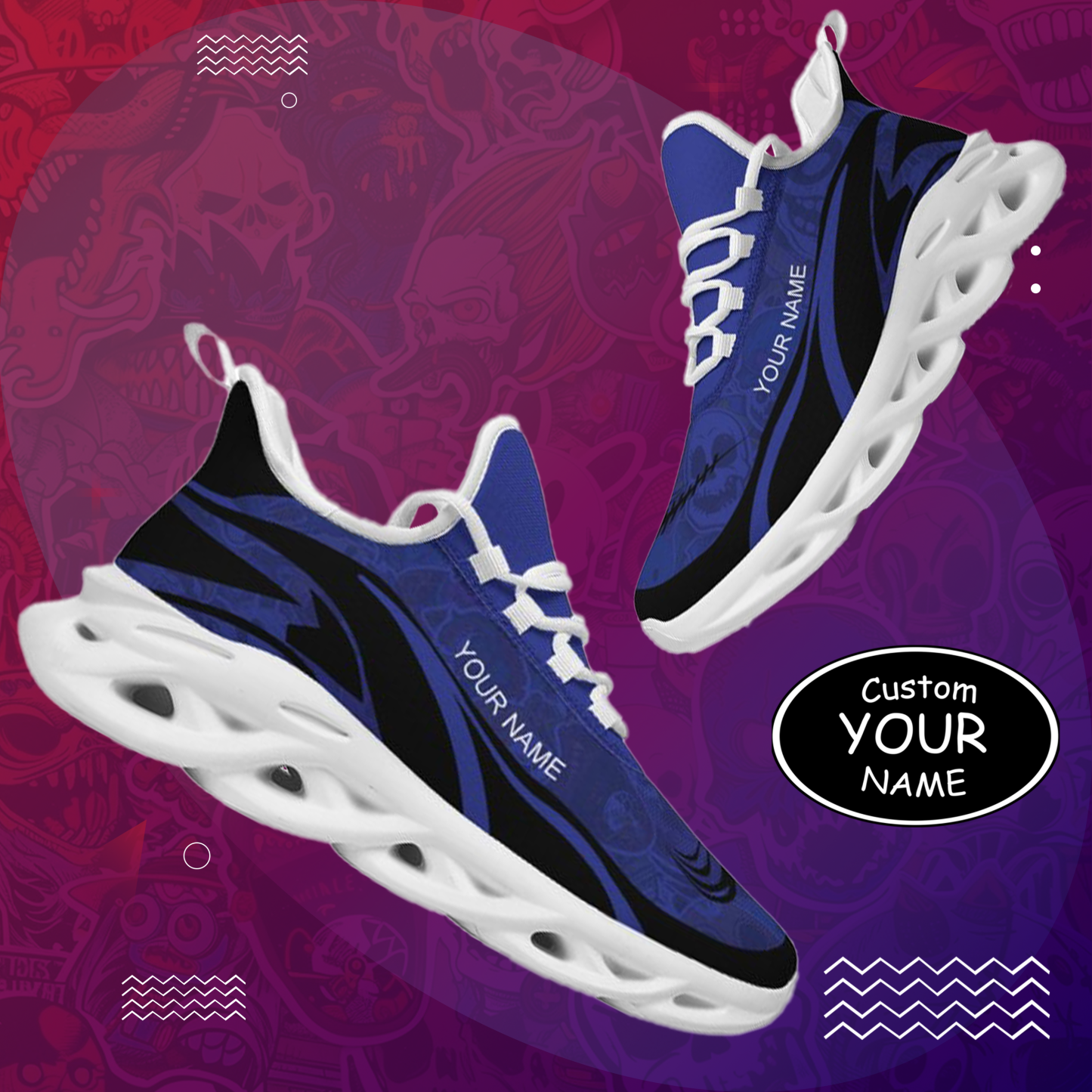 Personalized Baltimore Sneakers, Custom Breathable Walking Shoes, Patriotic Running Shoes, Max Sowl 250302-1