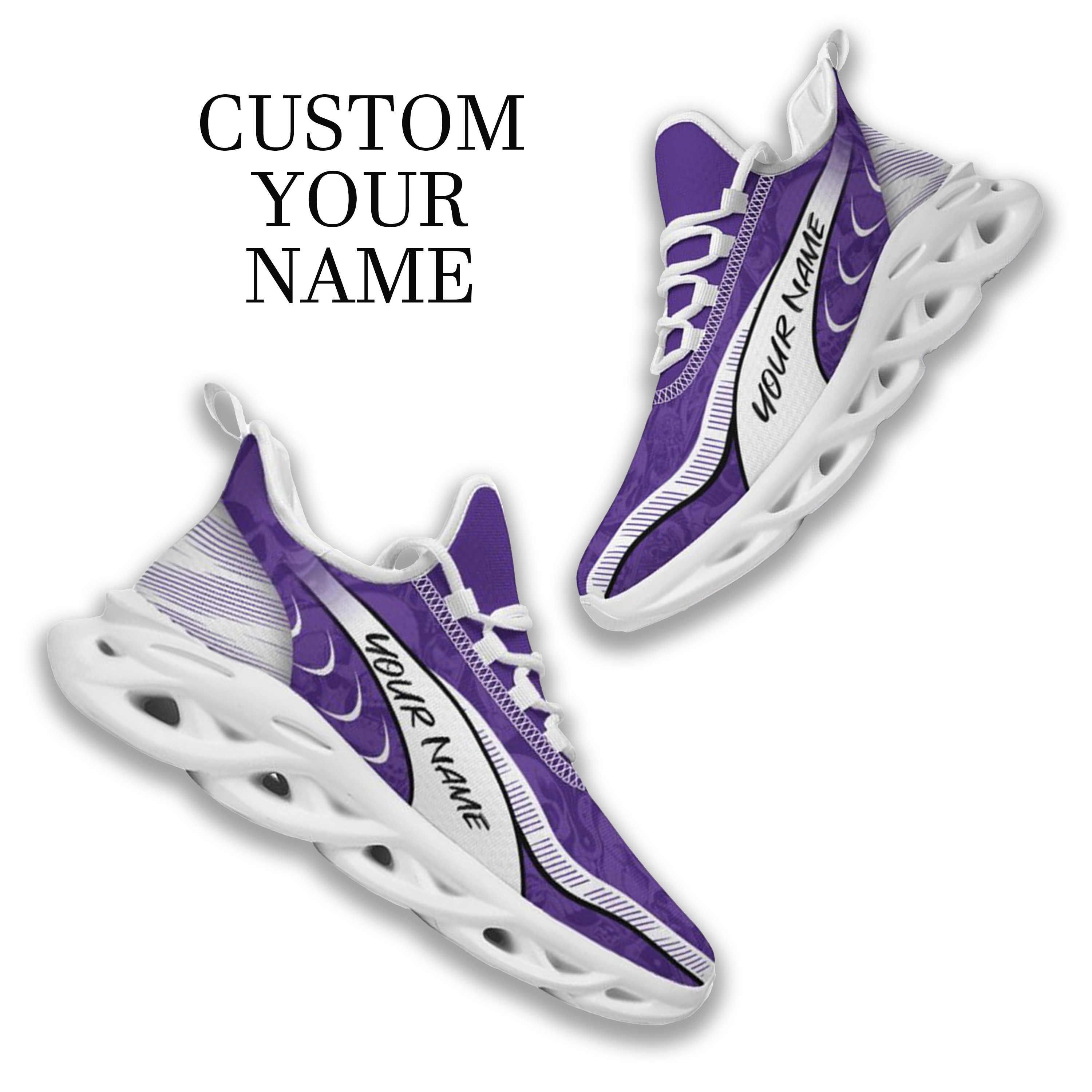 Max Sowl-25-cy-Evanston-21-2, Personalized Northwestern Wildcats Custom Max Sowl Shoes, Patriotic Running Sneakers, Custom Comfortable Walking Shoes