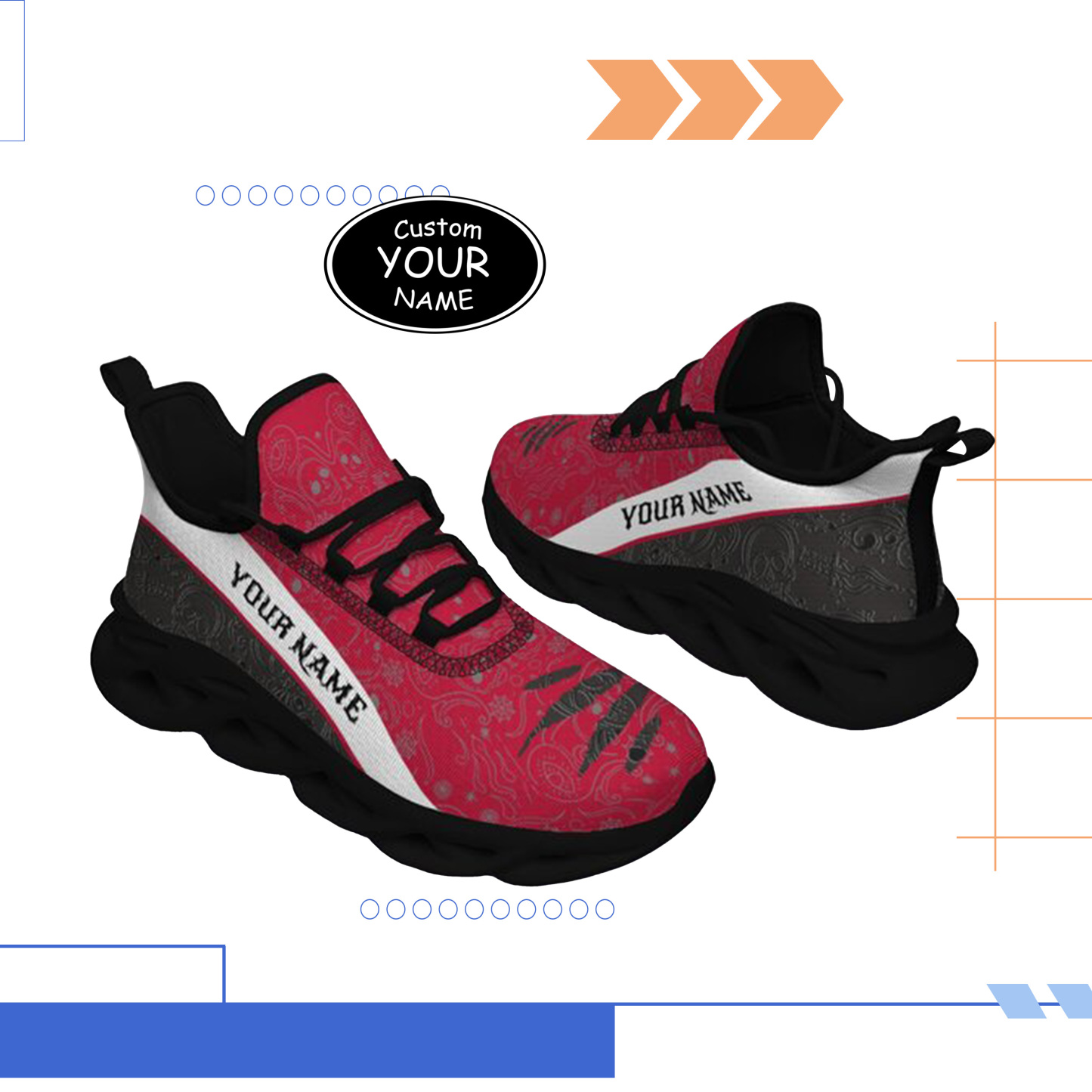 Max Sowl-25-yy-Athens-8-2, Personalized Georgia Bulldogs Custom Max Sowl Shoes, Patriotic Running Sneakers, Custom Comfortable Walking Shoes