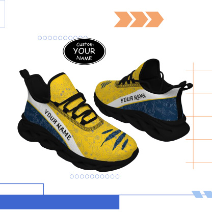 Max Sowl-25-yy-Ann Arbor-14-2, Personalized Michigan Wolverines Custom Max Sowl Shoes, Patriotic Running Sneakers, Custom Comfortable Walking Shoes