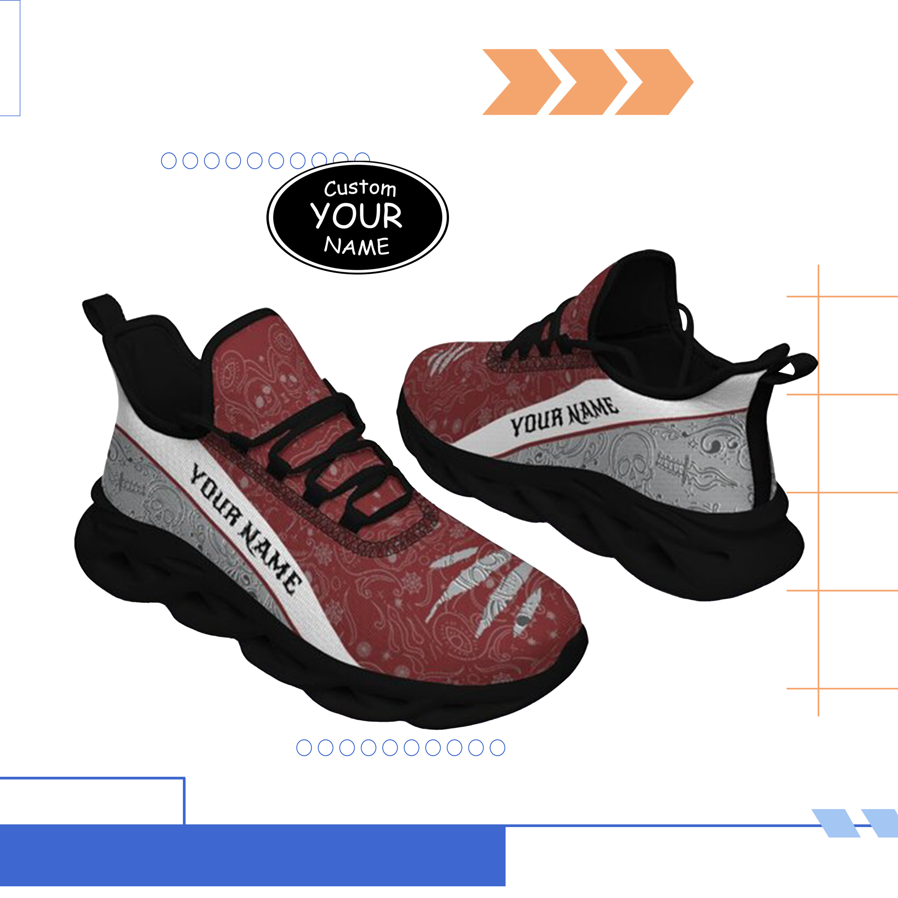 Max Sowl-25-yy-College Station-16-2, Personalized Texas A&M Aggies Custom Max Sowl Shoes, Patriotic Running Sneakers, Custom Comfortable Walking Shoes