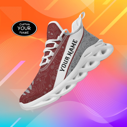 Personalized Texas A&M Aggies Custom Max Sowl Shoes, Patriotic Running Sneakers, Custom Comfortable Walking Shoes