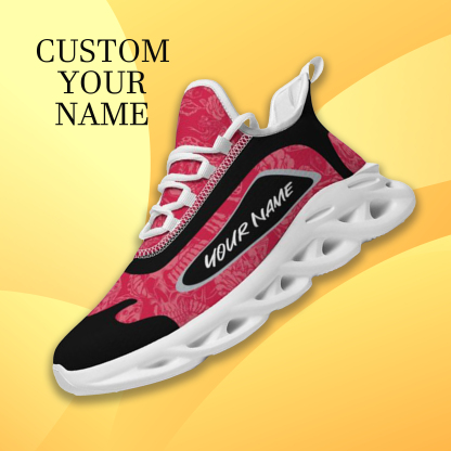 Max Sowl-25-cy-Columbus-3-3, Personalized Ohio State Buckeyes Custom Max Sowl Shoes, Patriotic Running Sneakers, Custom Comfortable Walking Shoes