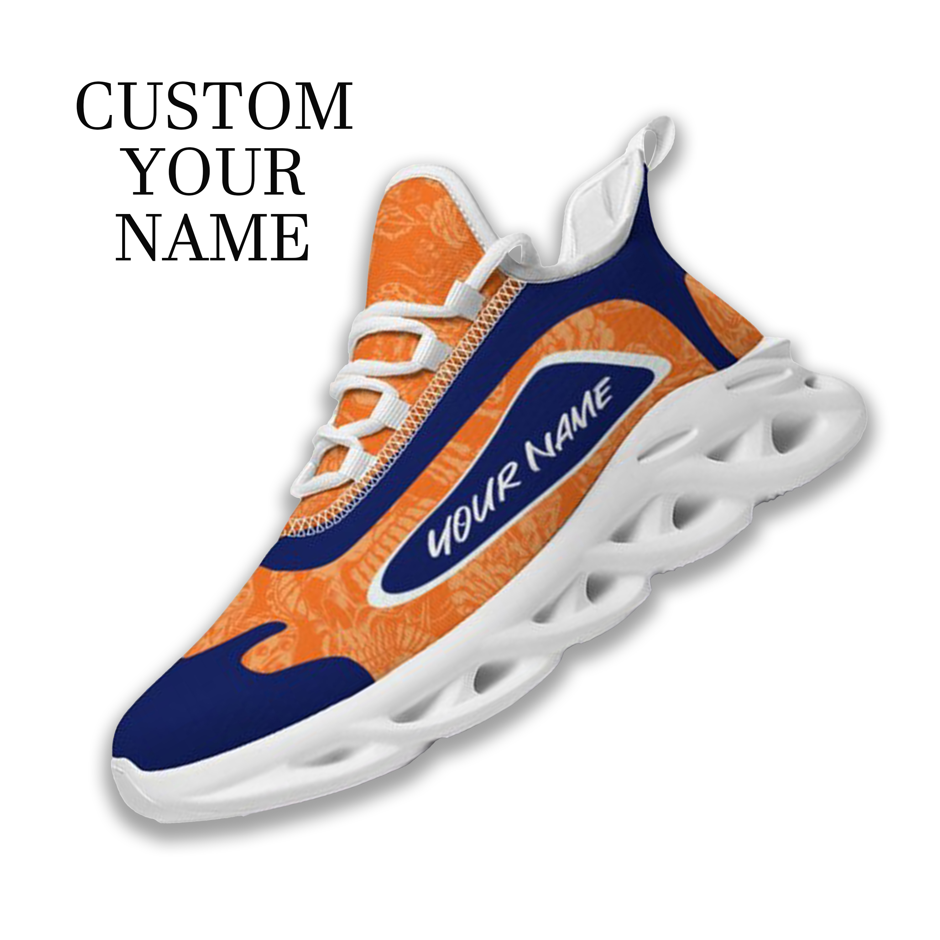 Max Sowl-25-cy-Syracuse-15-3, Personalized Syracuse Orange Custom Max Sowl Shoes, Patriotic Running Sneakers, Custom Comfortable Walking Shoes