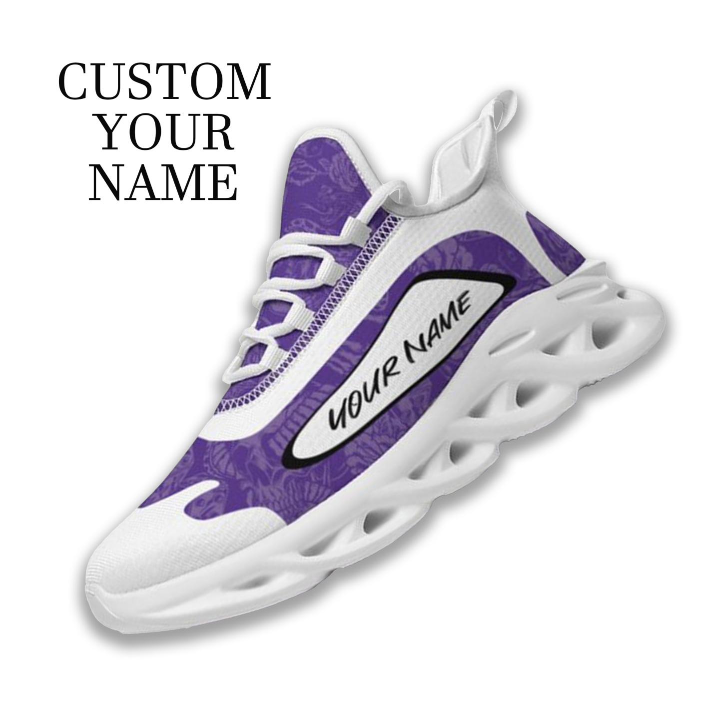 Max Sowl-25-cy-Evanston-21-3, Personalized Northwestern Wildcats Custom Max Sowl Shoes, Patriotic Running Sneakers, Custom Comfortable Walking Shoes