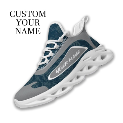 Max Sowl-25-cy-Logan-22-3, Personalized Utah State Aggies Custom Max Sowl Shoes, Patriotic Running Sneakers, Custom Comfortable Walking Shoes