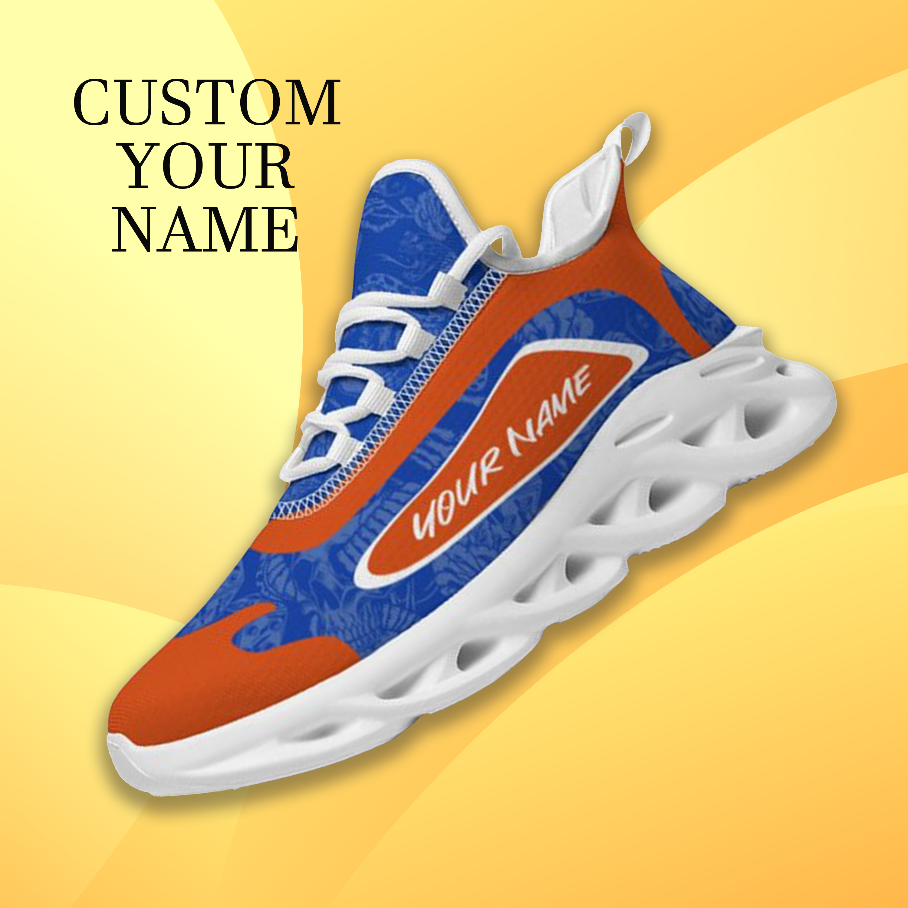 Max Sowl-25-cy-Boise-23-3, Personalized Boise State Broncos Custom Max Sowl Shoes, Patriotic Running Sneakers, Custom Comfortable Walking Shoes