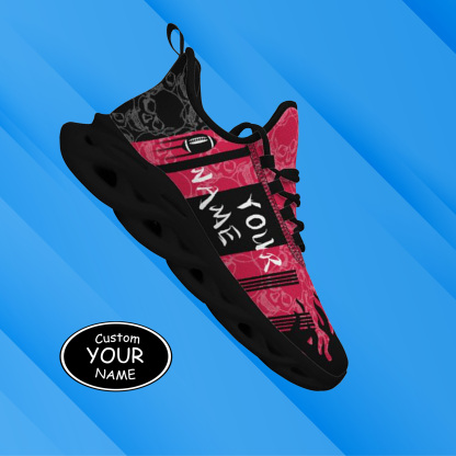 Max Sowl-25-yy-Columbus-3-3, Personalized Ohio State Buckeyes Custom Max Sowl Shoes, Patriotic Running Sneakers, Custom Comfortable Walking Shoes