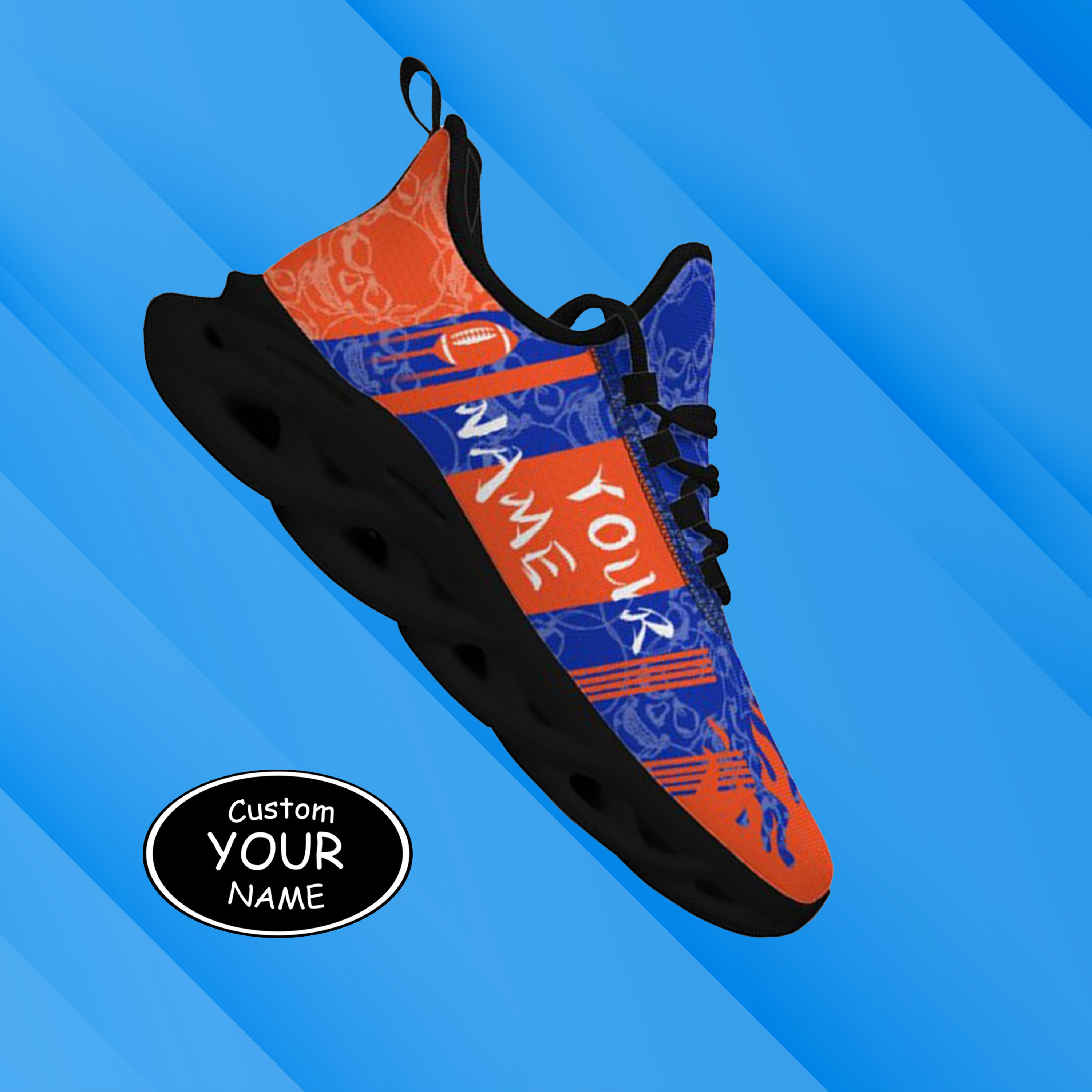 Max Sowl-25-yy-Gainesville-7-3, Personalized Florida Gators Custom Max Sowl Shoes, Patriotic Running Sneakers, Custom Comfortable Walking Shoes
