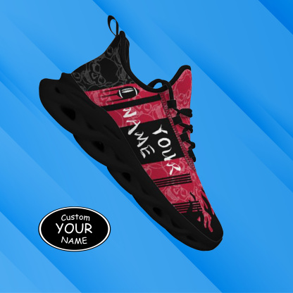 Max Sowl-25-yy-Athens-8-3, Personalized Georgia Bulldogs Custom Max Sowl Shoes, Patriotic Running Sneakers, Custom Comfortable Walking Shoes