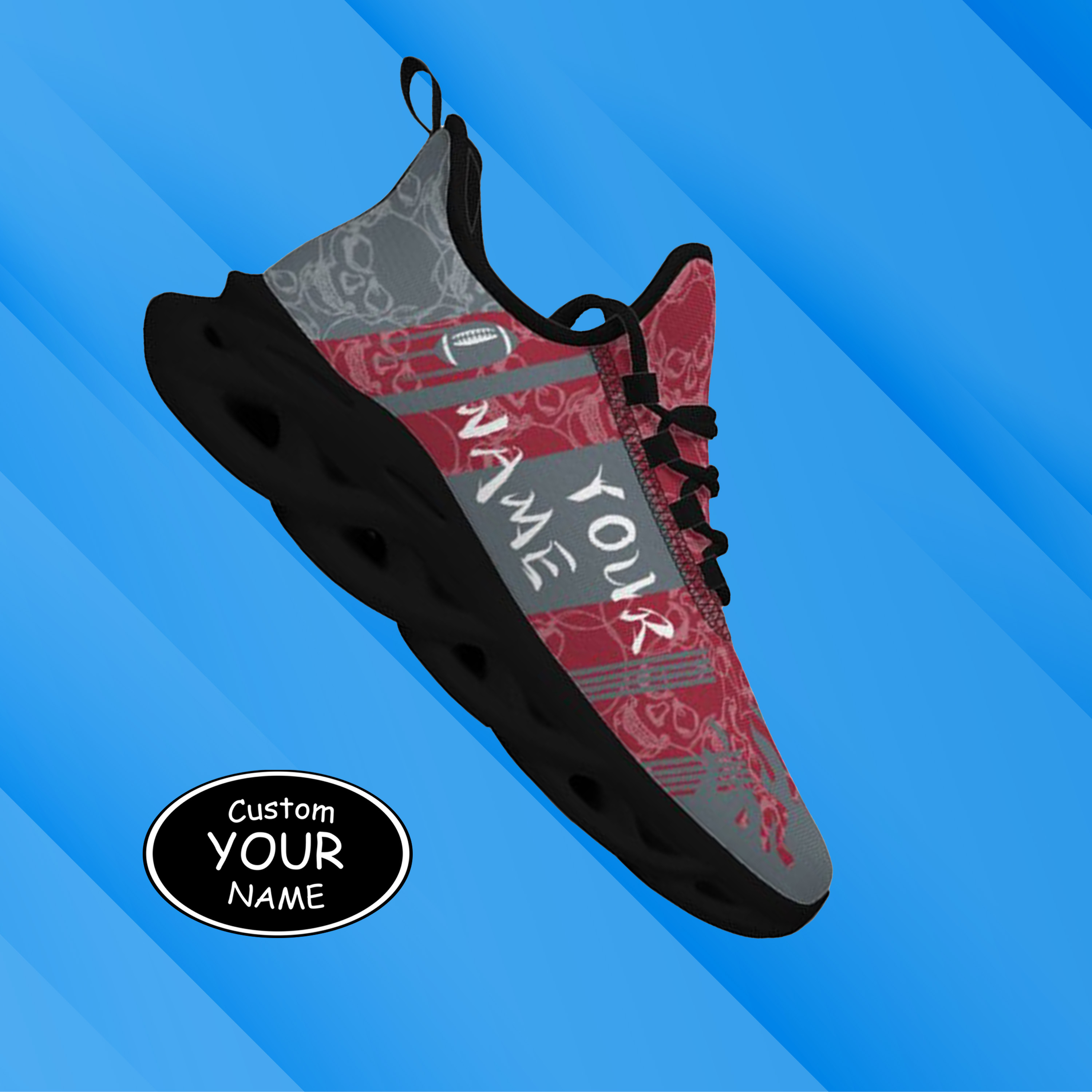 Max Sowl-25-yy-Pullman-10-3, Personalized Washington State Cougars Custom Max Sowl Shoes, Patriotic Running Sneakers, Custom Comfortable Walking Shoes