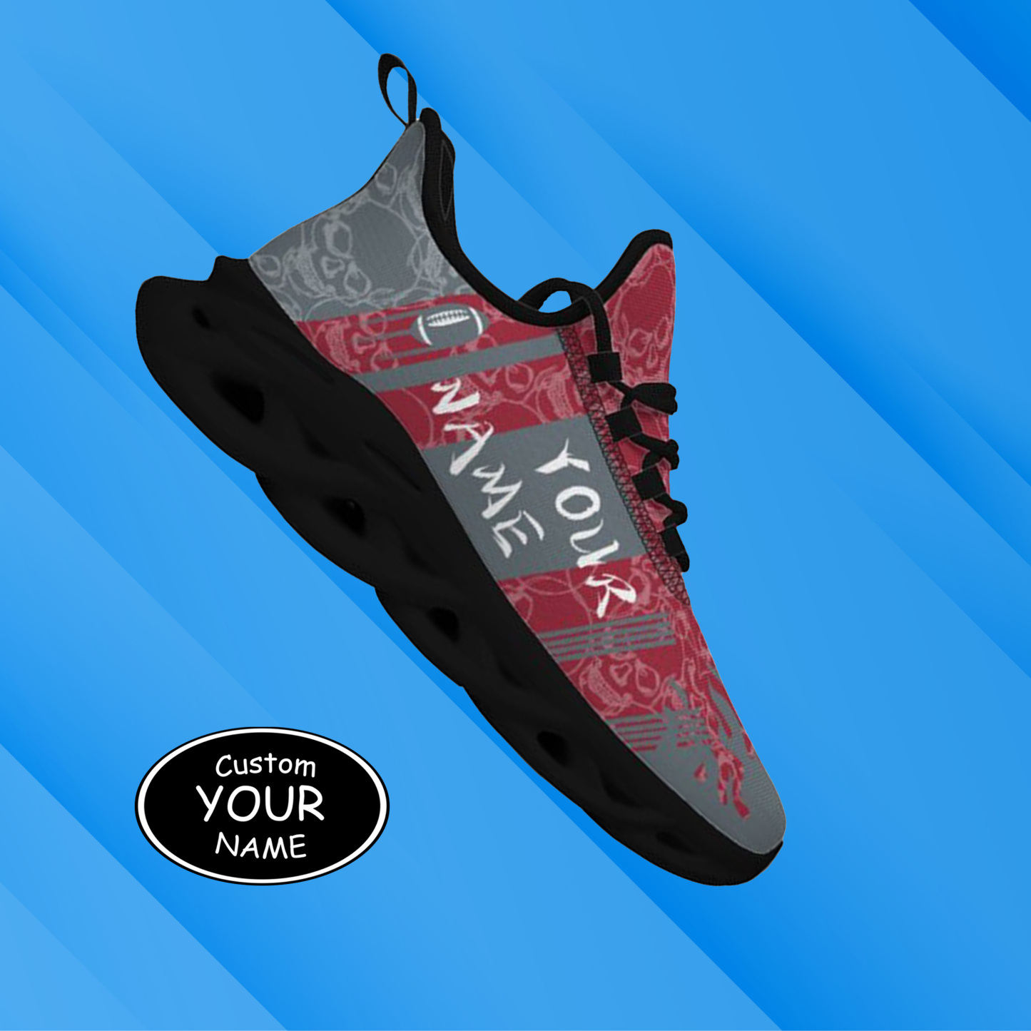 Max Sowl-25-yy-Pullman-10-3, Personalized Washington State Cougars Custom Max Sowl Shoes, Patriotic Running Sneakers, Custom Comfortable Walking Shoes