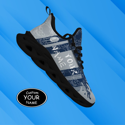 Max Sowl-25-yy-State College-17-3, Personalized Penn State Nittany Lions Custom Max Sowl Shoes, Patriotic Running Sneakers, Custom Comfortable Walking Shoes