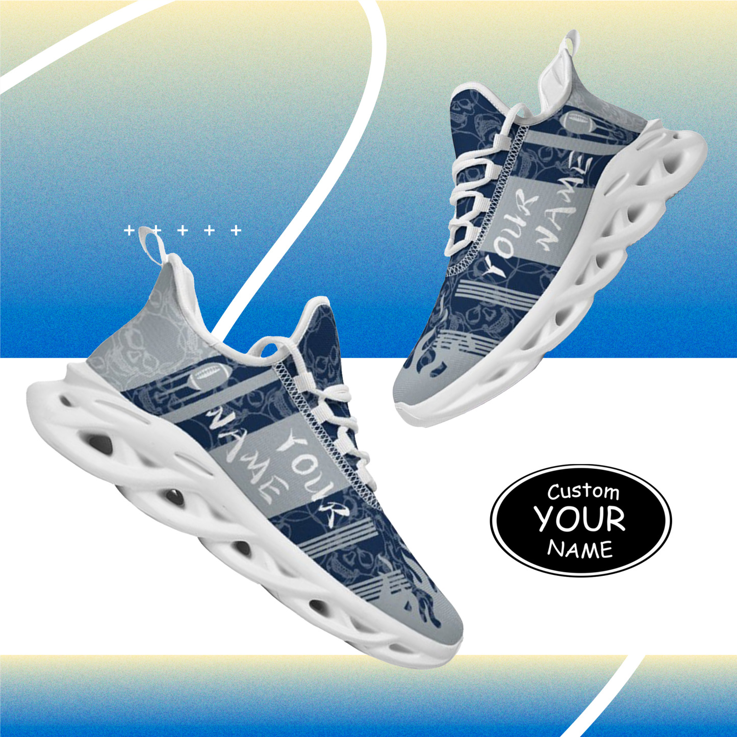 Personalized Penn State Nittany Lions Custom Max Sowl Shoes, Patriotic Running Sneakers, Custom Comfortable Walking Shoes