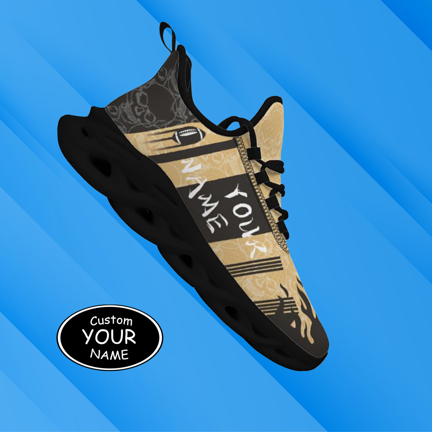 Max Sowl-25-yy-West Point-19-3, Personalized Army Black Knights Custom Max Sowl Shoes, Patriotic Running Sneakers, Custom Comfortable Walking Shoes