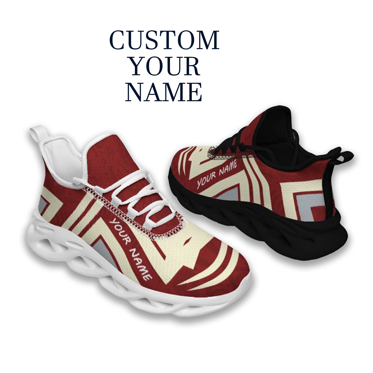 Max Sowl-25-cy-Norman-4-4, Personalized Oklahoma Sooners Custom Max Sowl Shoes, Personalized Sport Footwear, Custom Color-Blocked Running Shoes