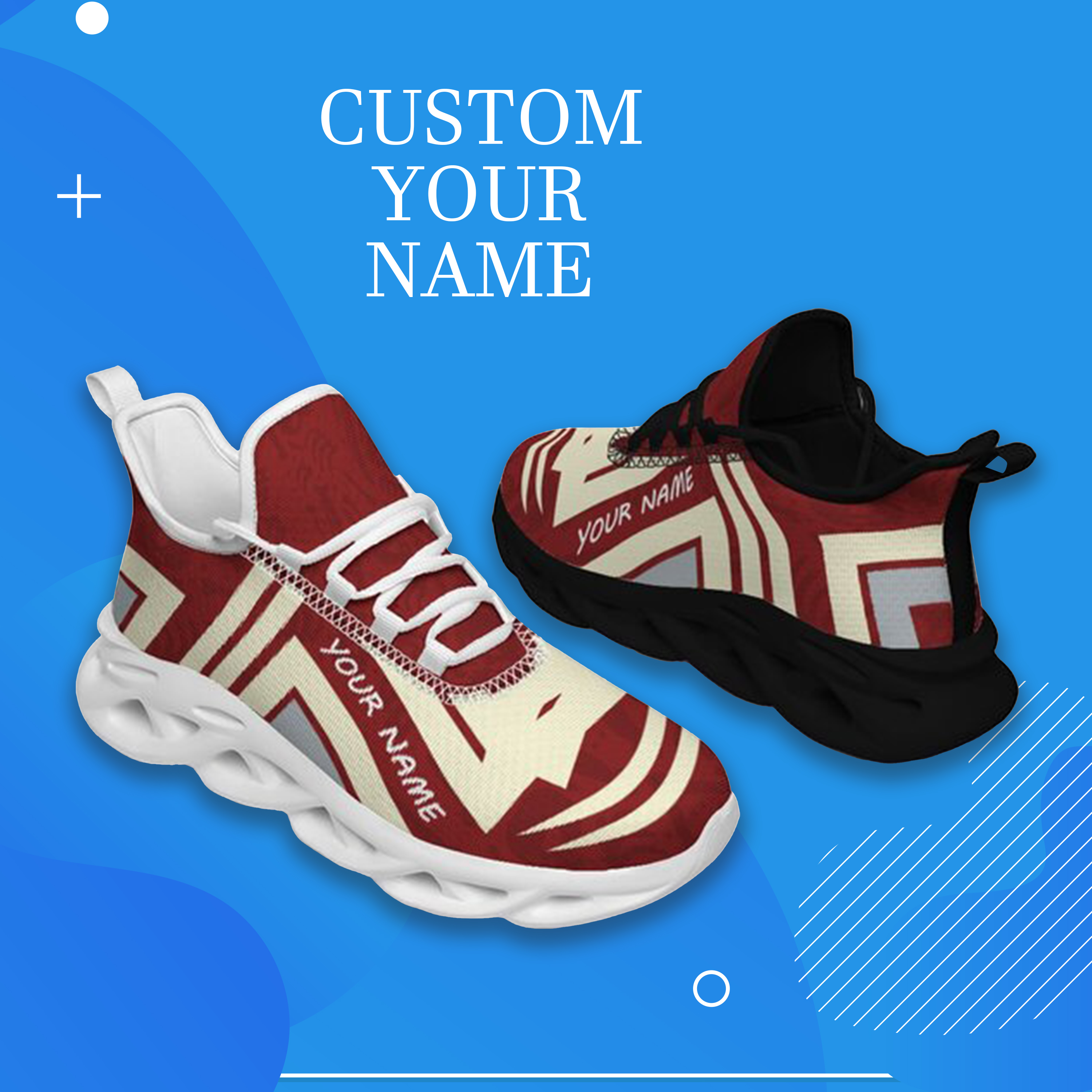 Max Sowl-25-cy-Norman-4-4, Personalized Oklahoma Sooners Custom Max Sowl Shoes, Personalized Sport Footwear, Custom Color-Blocked Running Shoes