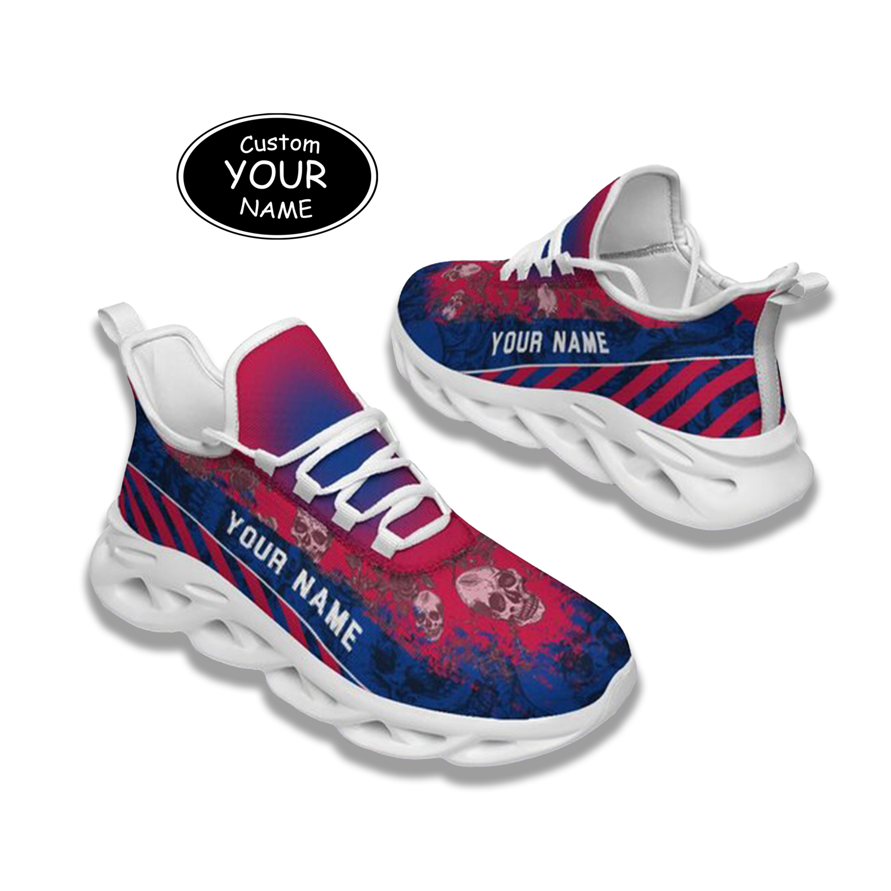 Personalized  Buffalo Sneakers, Custom Breathable Walking Shoes, Patriotic Running Shoes,Max Sowl-25-cy-Buffalo-4-2