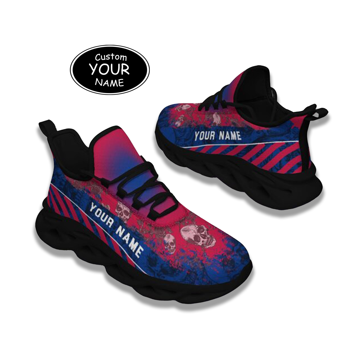 Personalized  Buffalo Sneakers, Custom Breathable Walking Shoes, Patriotic Running Shoes,Max Sowl-25-cy-Buffalo-4-2