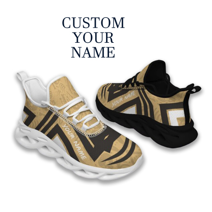 Max Sowl-25-cy-West Point-19-4, Personalized Army Black Knights Custom Max Sowl Shoes, Personalized Sport Footwear, Custom Color-Blocked Running Shoes