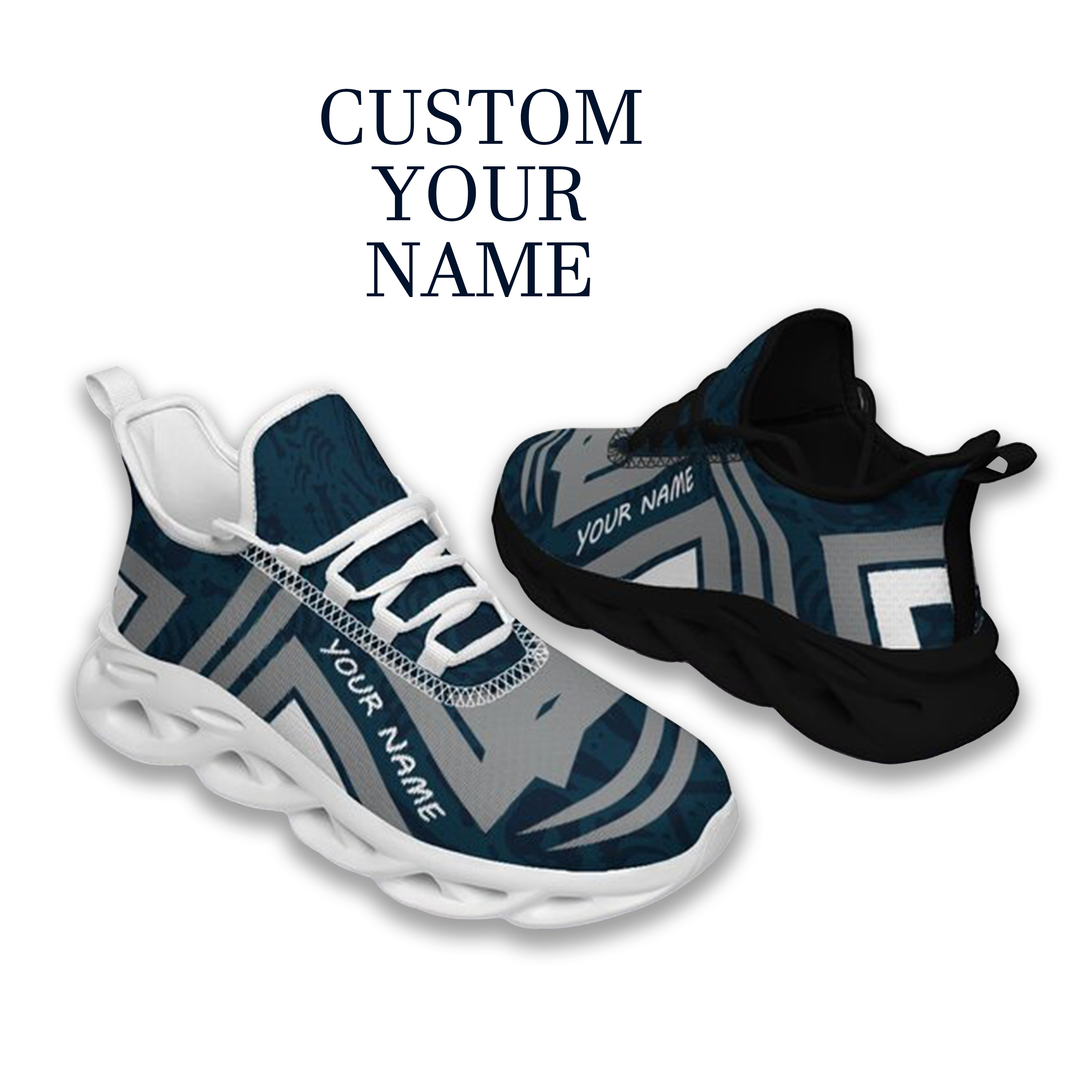 Max Sowl-25-cy-Logan-22-4, Personalized Utah State Aggies Custom Max Sowl Shoes, Personalized Sport Footwear, Custom Color-Blocked Running Shoes