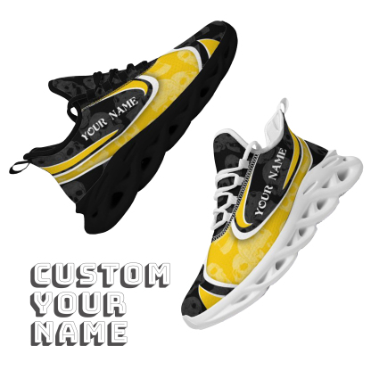 Max Sowl-25-cy-Iowa City-25-5, Personalized Iowa Hawkeyes Custom Max Sowl Shoes, Personalized Sport Footwear, Custom Color-Blocked Running Shoes