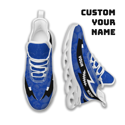 Max Sowl-25-cy-Lexington-12-6, Personalized Kentucky Wildcats Custom Max Sowl Shoes, Personalized Skull Sport Footwear, Custom Color-Blocked Running Shoes