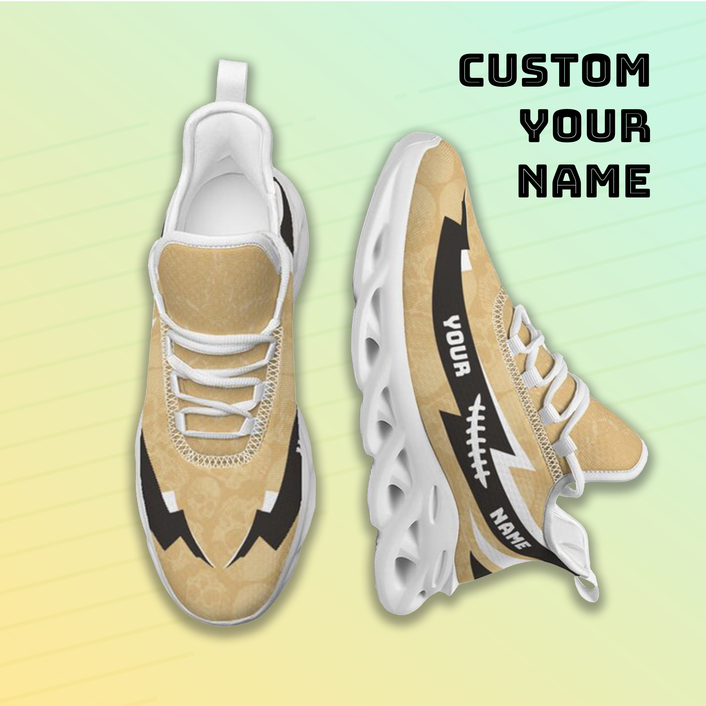 Max Sowl-25-cy-West Point-19-6, Personalized Army Black Knights Custom Max Sowl Shoes, Personalized Skull Sport Footwear, Custom Color-Blocked Running Shoes
