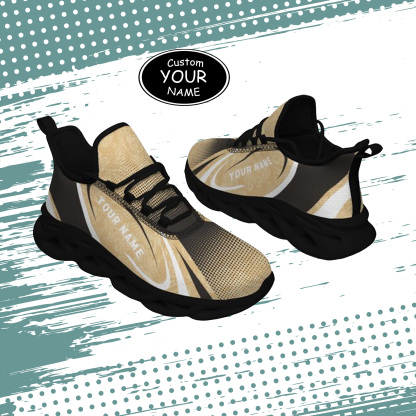 Max Sowl-25-yy-West Point-19-6, Personalized Army Black Knights Custom Max Sowl Shoes, Personalized Skull Sport Footwear, Custom Color-Blocked Running Shoes