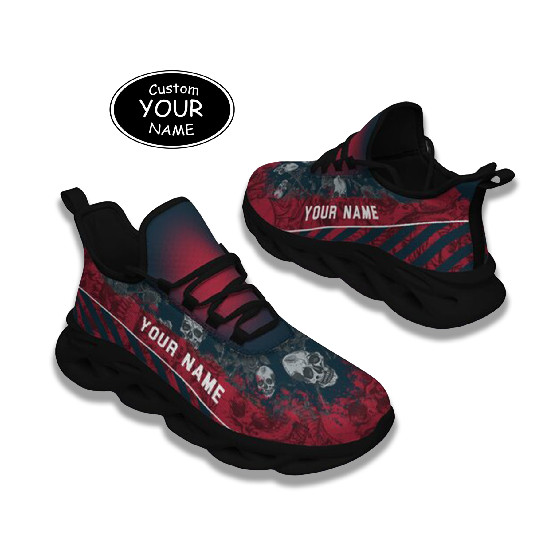 Personalized  Houston Sneakers, Custom Breathable Walking Shoes, Patriotic Running Shoes,Max Sowl-25-cy-Houston-12-2