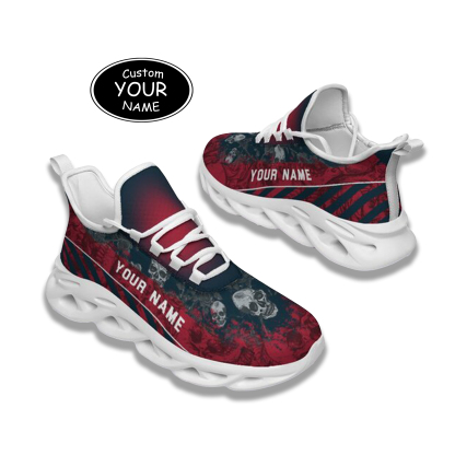 Personalized  Houston Sneakers, Custom Breathable Walking Shoes, Patriotic Running Shoes,Max Sowl-25-cy-Houston-12-2